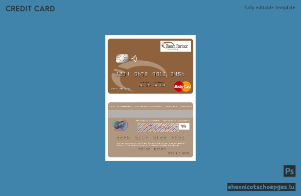 San Marino Banca Partner Mastercard Beispielvorschau